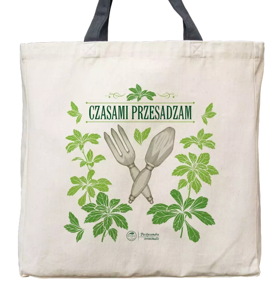Czasami przesadzam - torba bawełniana | botaniki