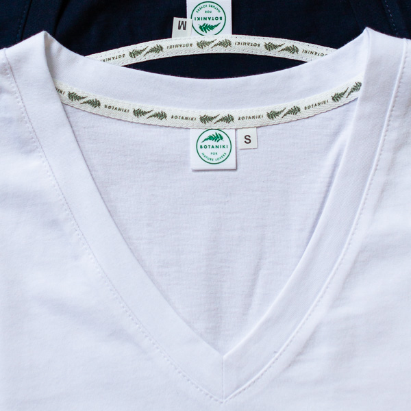 Koszulki v-neck botaniki