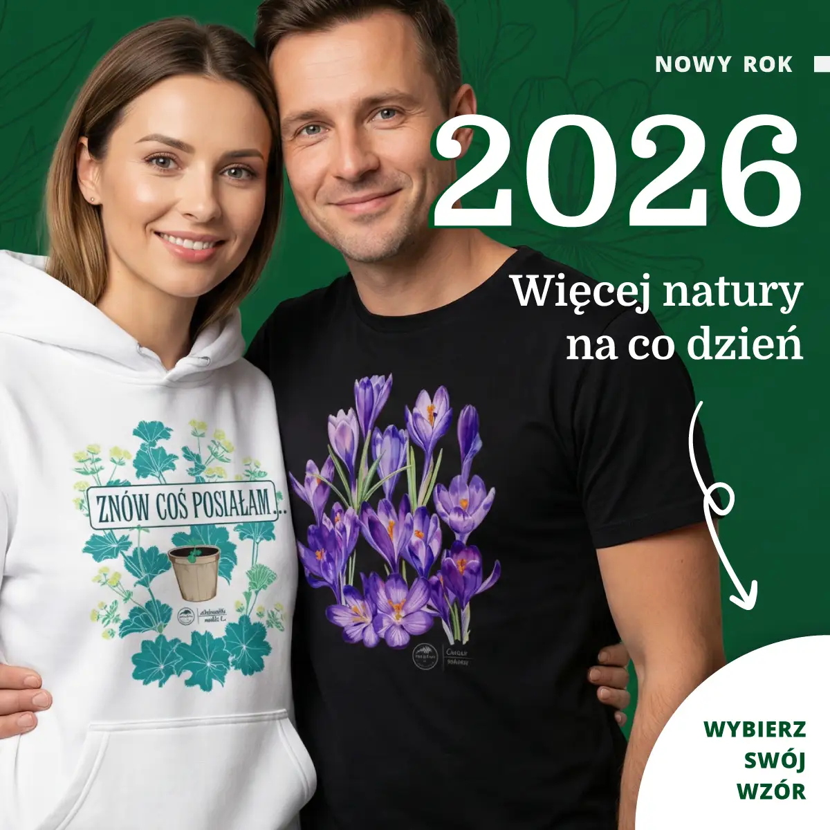 Botaniczne wzory dla niej i dla niego