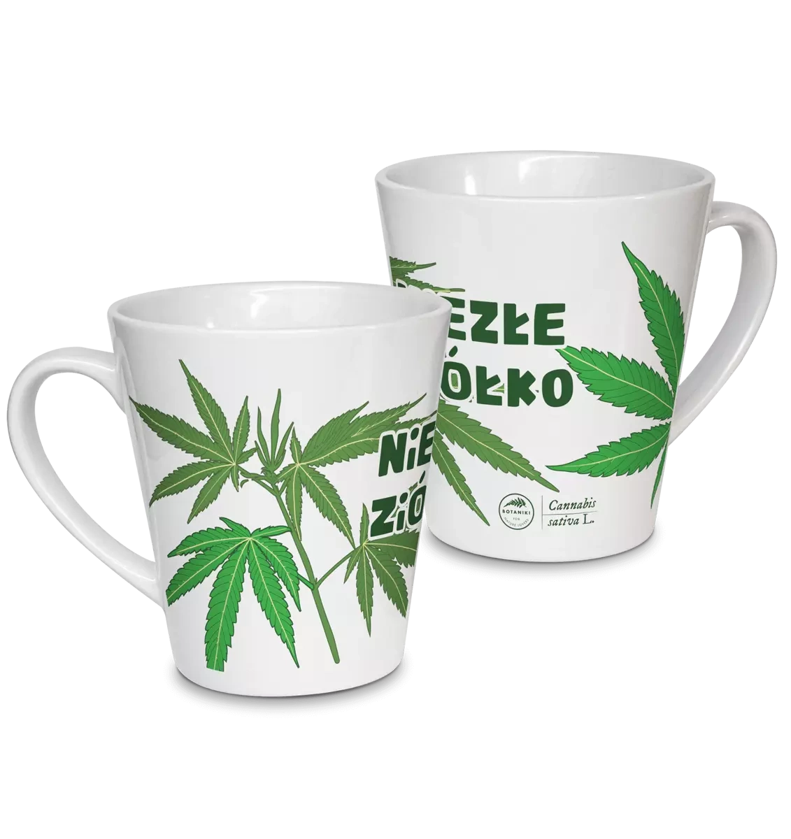 „Niezłe ziółko” — kubek latte Latte Akcesoria \ Do domu \ Kubki